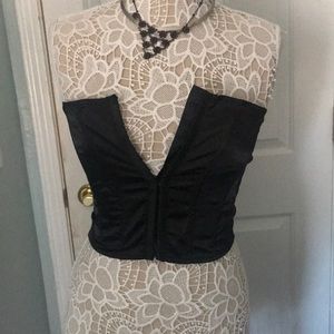 Black lightweight corset